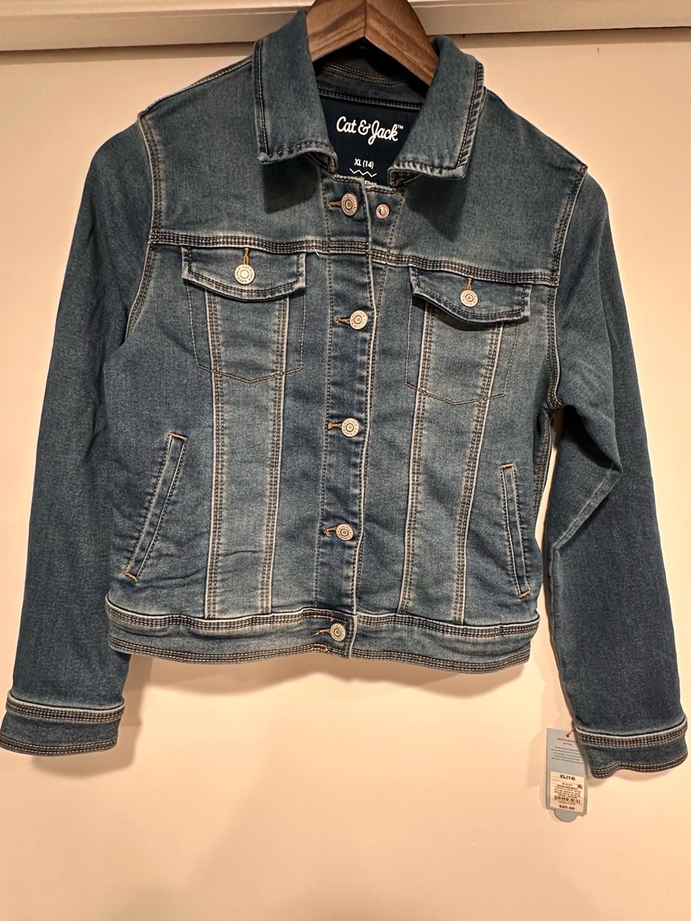 Cat & Jack Blue Denim Jean Jacket for Kids